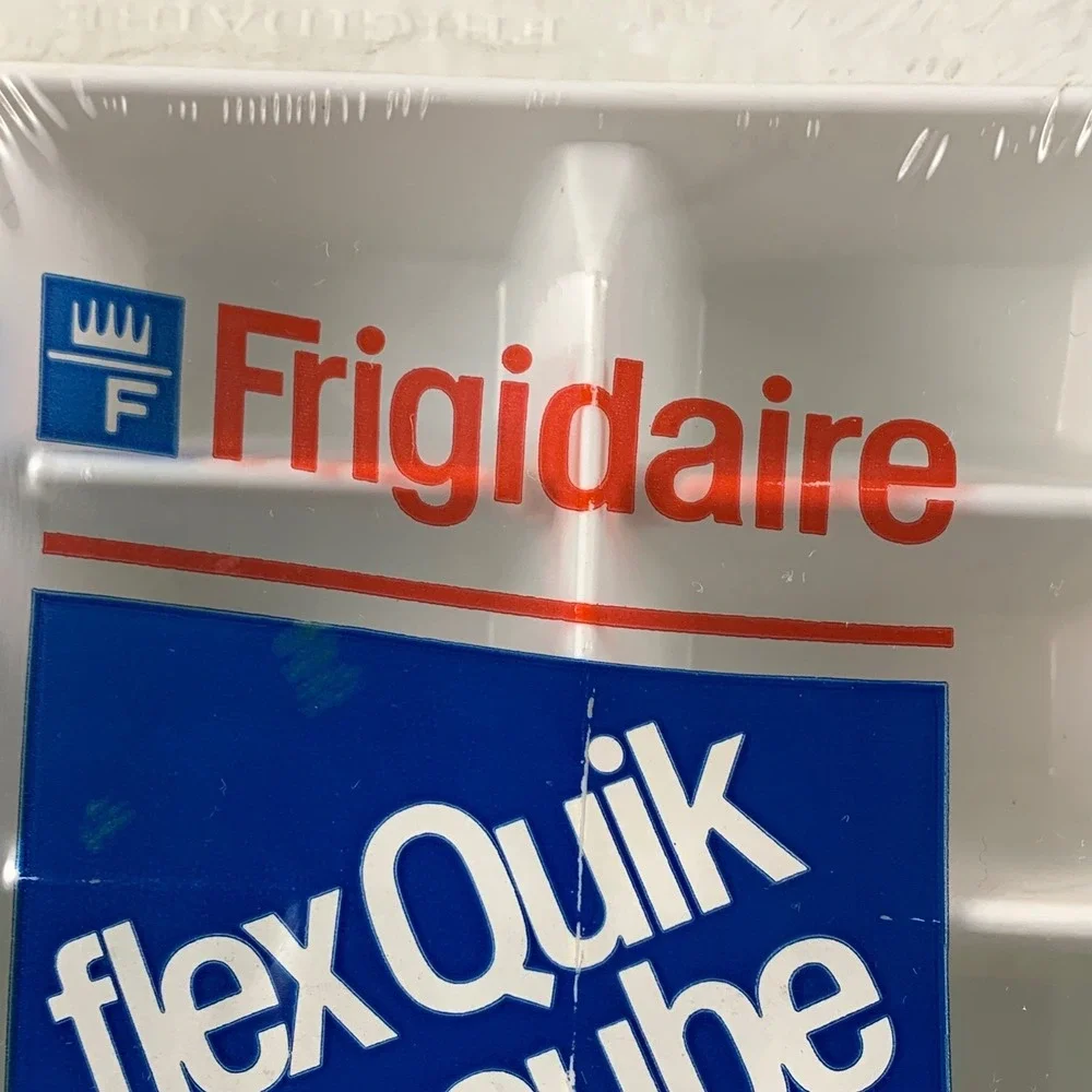 Frigidaire Flex Quik Ice‎ Cube Tray 16 Large Pop Out Cubes Dishwasher Safe NOS